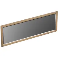 Forzalaqua Spiegel Gela 140x2x50 Cm Eiken Oyster