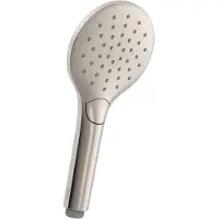 Tres Handdouche massage eco-drop 3-standen 11x5.5x24.2 cm staal