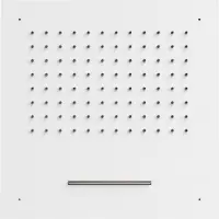 Tres Hoofddouche plafond met waterval 50x50 cm mat wit