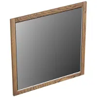 Forzalaqua Spiegel Gela 80x2x80 Cm Vierkant Eiken Castle Brown