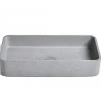 Ideavit Waskom idea.max 60x28x12 cm rechthoek beton grijs