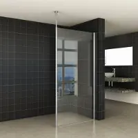 Boss & Wessing Douchewand bws apollo met verticale stabilisatiestang 110x200 cm nano coating