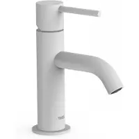 Tres Wastafelmengkraan study exclusive 19,5 cm 1-knop rond mat wit