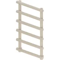 Boss & Wessing Designradiator BWS Tubi Handdoekrek 85x50 cm Zij-Onderaansluiting Mat Cappuccino