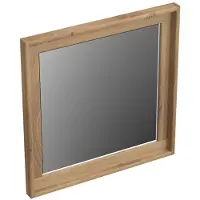 Forzalaqua Spiegel Reno Vierkant 40x2x40 Cm Eiken Oyster