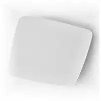 Boss & Wessing Afvoerventiel design bws ventilatie afgerond vierkant 12.5 cm wit