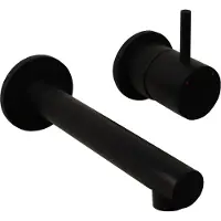 Boss & Wessing Wastafelmengkraan BWS Exclusive 18.5 cm 1-hendel Mat Zwart