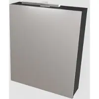 Boss & Wessing Spiegelkast BWS Cube 60x70x16 cm Mat Zwart Urban