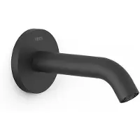 Tres Kraanhals complementos inbouw uitloop 14.9 cm rond mat zwart