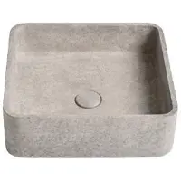 Ideavit Waskom idea.zoe 39x39x12 cm vierkant beton grijs/bruin