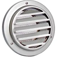 Weckx Schoepen Ventilatierooster Weha Rond 10 cm RVS