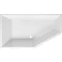Sanindusa Ligbad delta compact links 160x90 cm wit