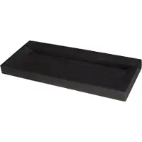 Forzalaqua Wastafel Stockholm Hardsteen Gezoet Zonder Kraangat 120,5x51,5x9,5 cm