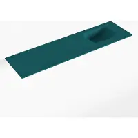 Mondiaz lex smag solid surface inleg wastafel voor toiletmeubel 110 cm. Positie wasbak rechts
