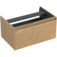 Forzalaqua Onderkast reno 80x51x40 cm 1 la softclose eiken smoke