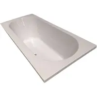 Luca Ligbad Sanitair Primo Inbouw Acryl 190x90x49cm Wit Inclusief Stelpoten