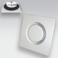Boss & Wessing Ventilatierooster rvs toevoerø 125 mm, staal w