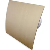 Boss & Wessing Badkamer Ventilator Pro Design Standaard 100mm 75 m3 Goud Kunststof