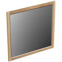 Forzalaqua Spiegel Gela 80x2x80 Cm Vierkant Eiken Smoke