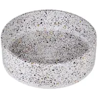 Ideavit Waskom Idea.Ora 39x39x12 cm Rond Terrazzo Wit