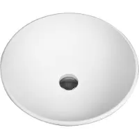 Boss & Wessing Waskom bws per opzetkom solid surface 42x14 cm wit