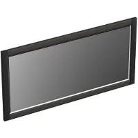 Forzalaqua Spiegel Gela 100x2x50 Cm Eiken Black Oiled
