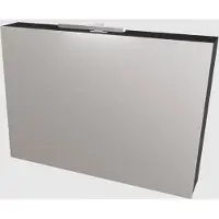 Boss & Wessing Spiegelkast BWS Cube 100x70x16 cm Mat Zwart Urban (2 deuren)