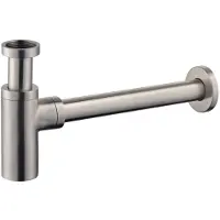Boss & Wessing Bws bekersifon luxe rond 5/4" rvs look