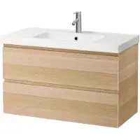 Wiesbaden Badmeubelset vision oak 100x46x53 cm