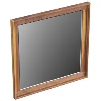 Forzalaqua Spiegel reno vierkant 50x2x50 cm noten pure walnut
