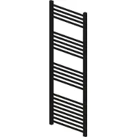 Boss & Wessing Radiator bws wingrave 140x40 cm mat zwart zij-onderaansluiting