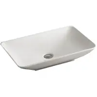 Boss & Wessing Bws waskom inanna 58x36x11.5 cm keramiek wit