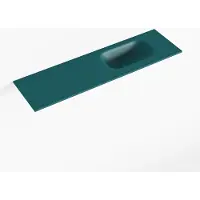 Mondiaz eden smag solid surface inleg wastafel voor toiletmeubel 80 cm. Positie wasbak rechts