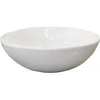 Boss & Wessing Waskom opbouw bws miko 27,5x10,5 cm keramiek glanzend wit