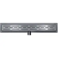 Boss & Wessing BWS Douchegoot Flens Met Uitneembare Haarfilter 70x7x6.7 cm Gunmetal