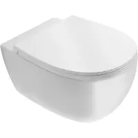 Luca Wandcloset sanitair vaso rimless 54x36 cm wit