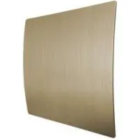 Boss & Wessing Badkamer ventilator pro design nalooptimer vochtsensor 100mm 75 m3 goud kunststof