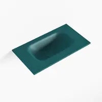 Mondiaz eden smag solid surface inleg wastafel voor toiletmeubel 40 cm. Positie wasbak midden