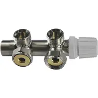 Boss & Wessing Onderblok BWS Rio Thermostatisch 3/4'' Geborsteld Staal Haaks Rechts