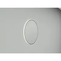 Boss & Wessing Ronde Spiegel BWS Sifo met LED, Dimbaar 60 cm Mat Zwart