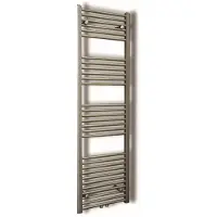Sanicare Designradiator Inox-Look Inclusief Ophanging Midden Aansluiting Recht 160x60 cm