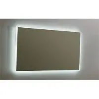 Sanilux Spiegel mirror infinity 120x70x4,1 cm aluminium met led verlichting en spiegelverwarming