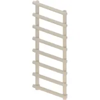 Boss & Wessing Designradiator bws tubi handdoekrek 115x50 cm zij-onderaansluiting mat cappuccino