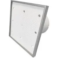 Boss & Wessing Badkamer ventilator pro design nalooptimer vochtsensor 100mm 75 m3 tegelfront