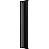 Boss & Wessing Handdoekradiator BWS Siela Enkel 180 x 31,8 cm Mat Zwart