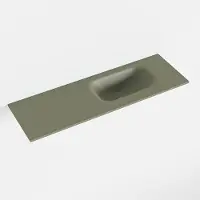 Mondiaz EDEN Army solid surface inleg wastafel voor toiletmeubel 70cm. Positie wasbak rechts