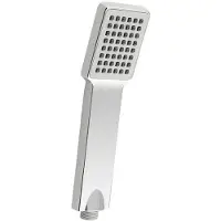 Sapho Losse handdouche ginko 1-stand regen rechthoekig 22.6 cm chroom