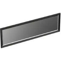 Forzalaqua Reno spiegel 160x50cm black oiled