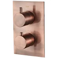 Boss & Wessing Inbouw Douche Thermostaat BWS Koper Geborsteld Koper (Inclusief inbouwdeel)