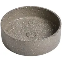 Ideavit Waskom idea.ora 39x39x12 cm rond terrazzo grijs